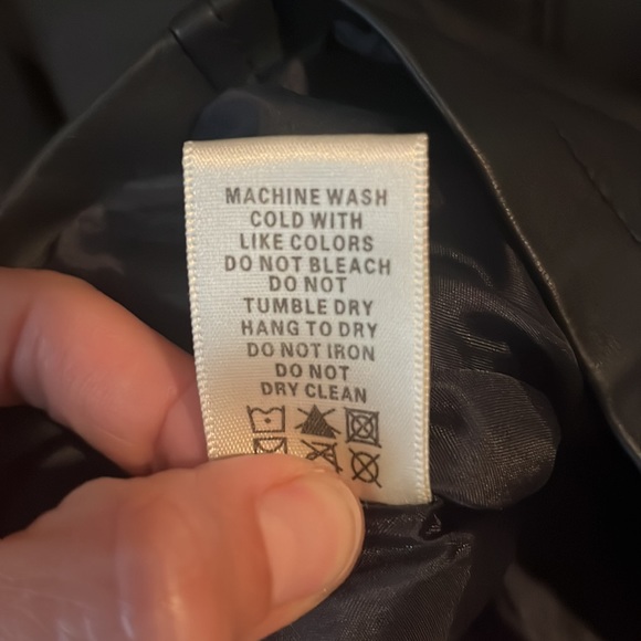 Max Studio faux leather moto jacket - Picture 6 of 7